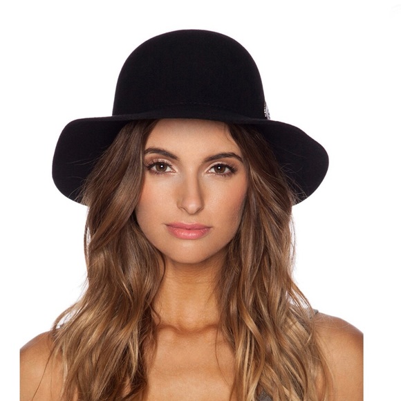 Unisex Brixton Cason Wool Fedora in Dark Green - Picture 2 of 10